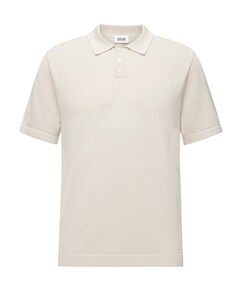 Heren polo beige