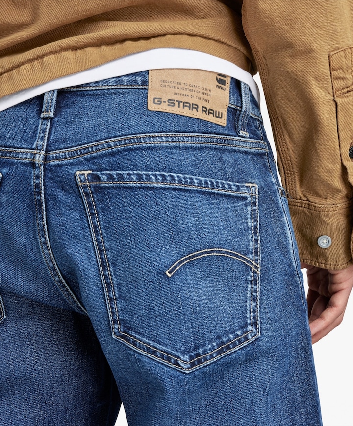 Mosa Straight heren jeans blauw