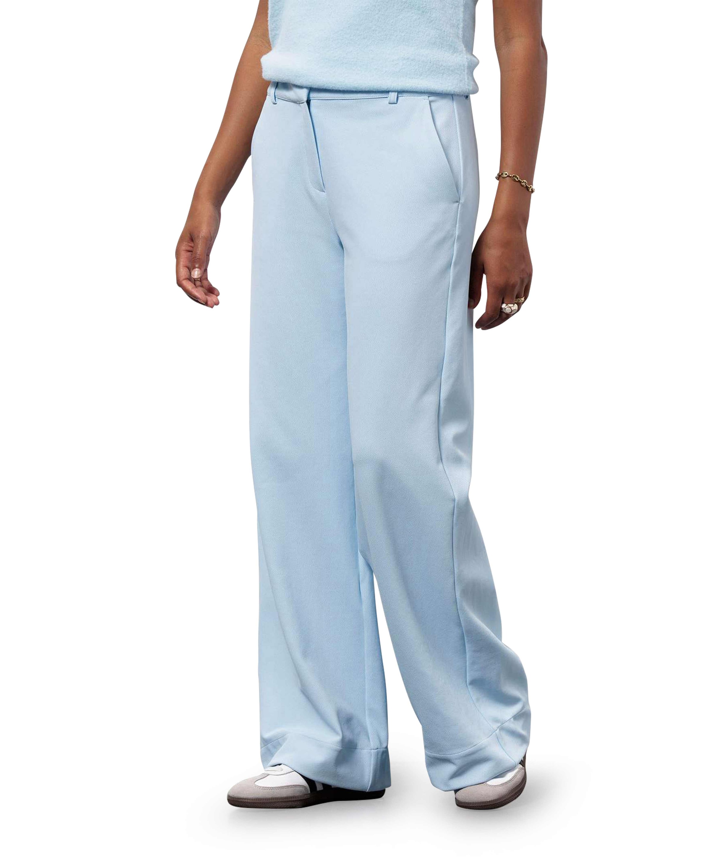 Luz twill broek blauw