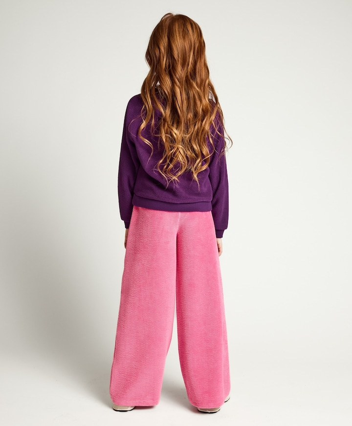 Little corduroy meisjes broek roze