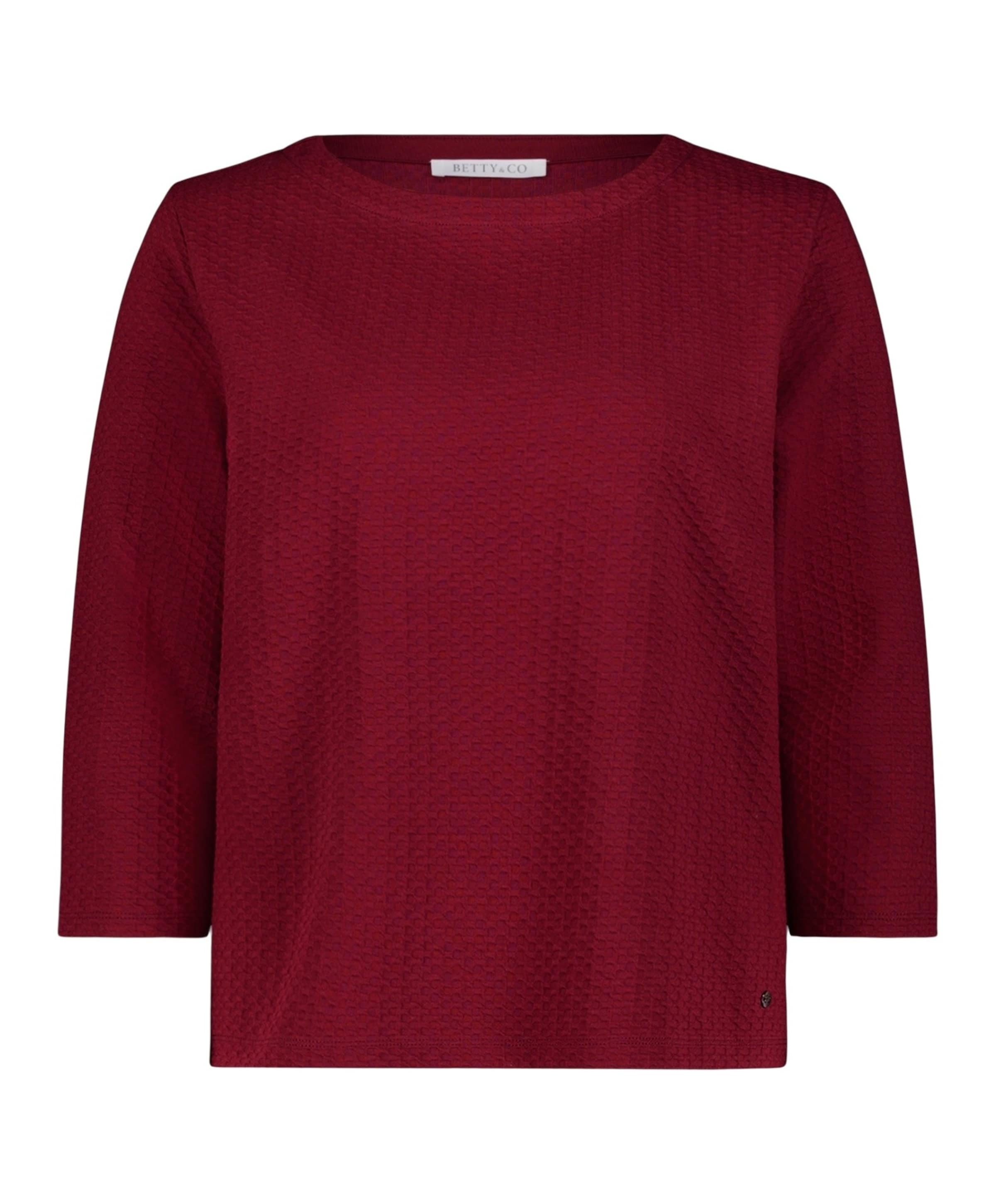 Dames longsleeve bordeaux