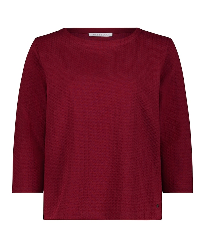Dames longsleeve bordeaux