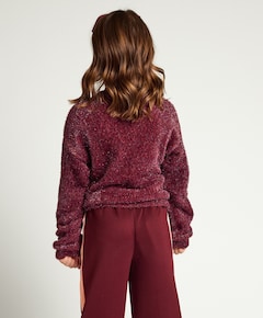 Meisjes trui bordeaux