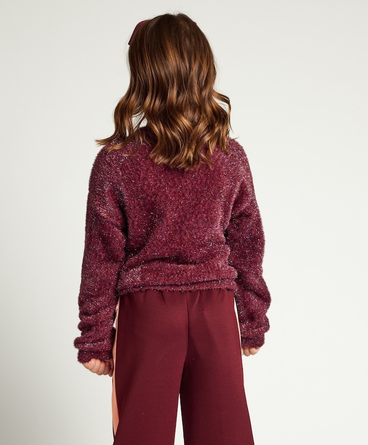 Meisjes trui bordeaux