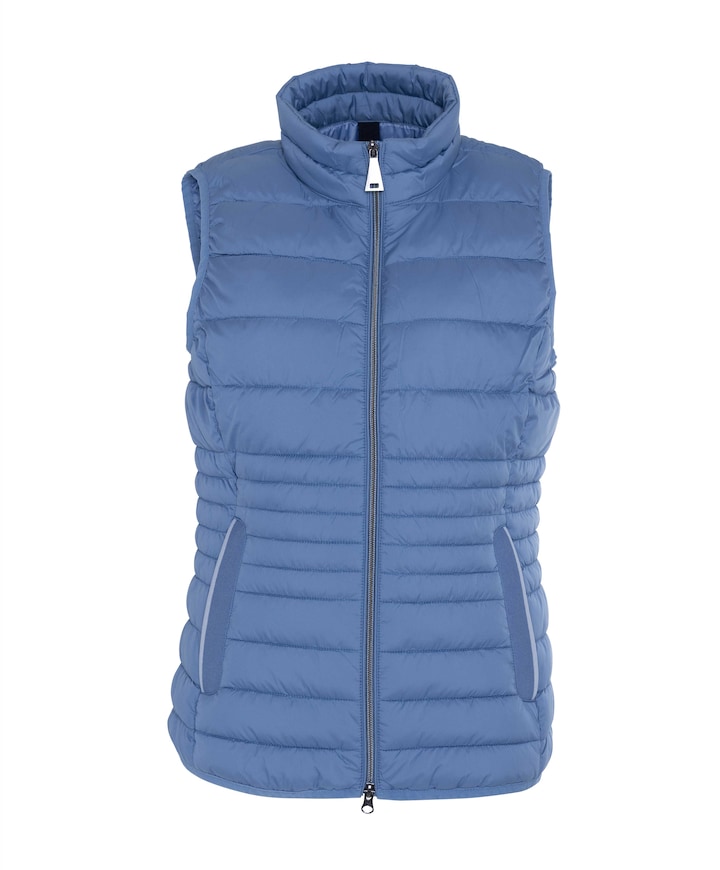 Dames bodywarmer blauw
