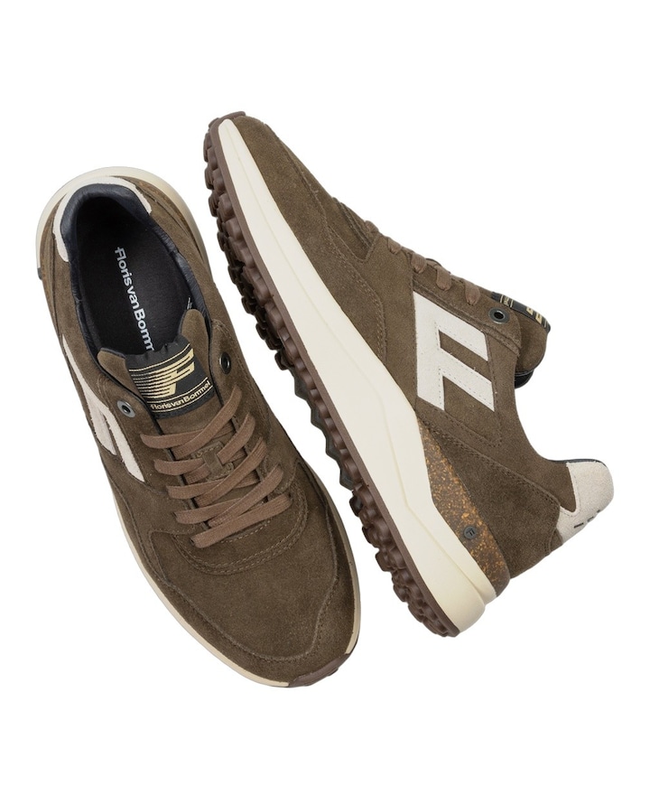 heren veterschoenen groen