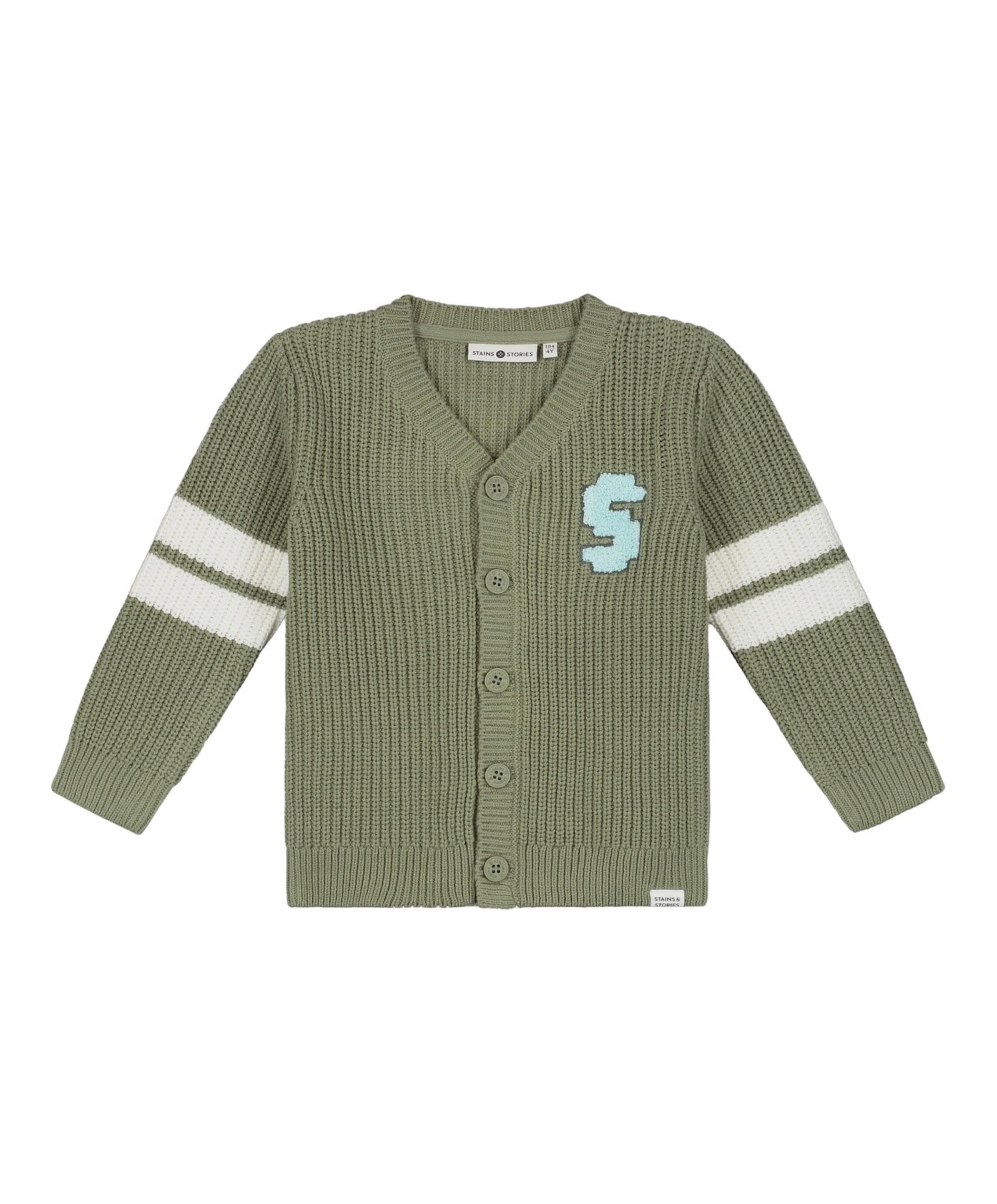 Jongens vest groen