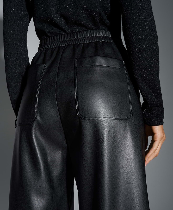 Myha edgy dames broek zwart