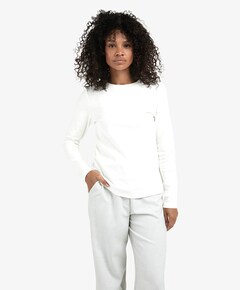 Dames longsleeve ecru