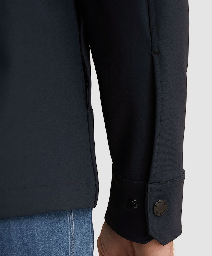 Heren overshirt blauw