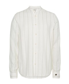 Heren overhemd lange mouw beige