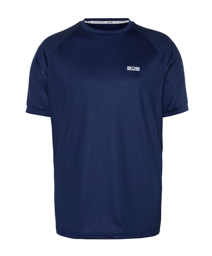 Heren polo blauw