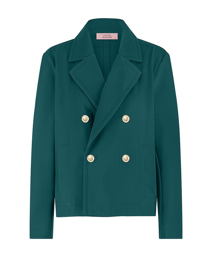 Dames blazer groen