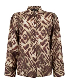 Dames blouse bruin