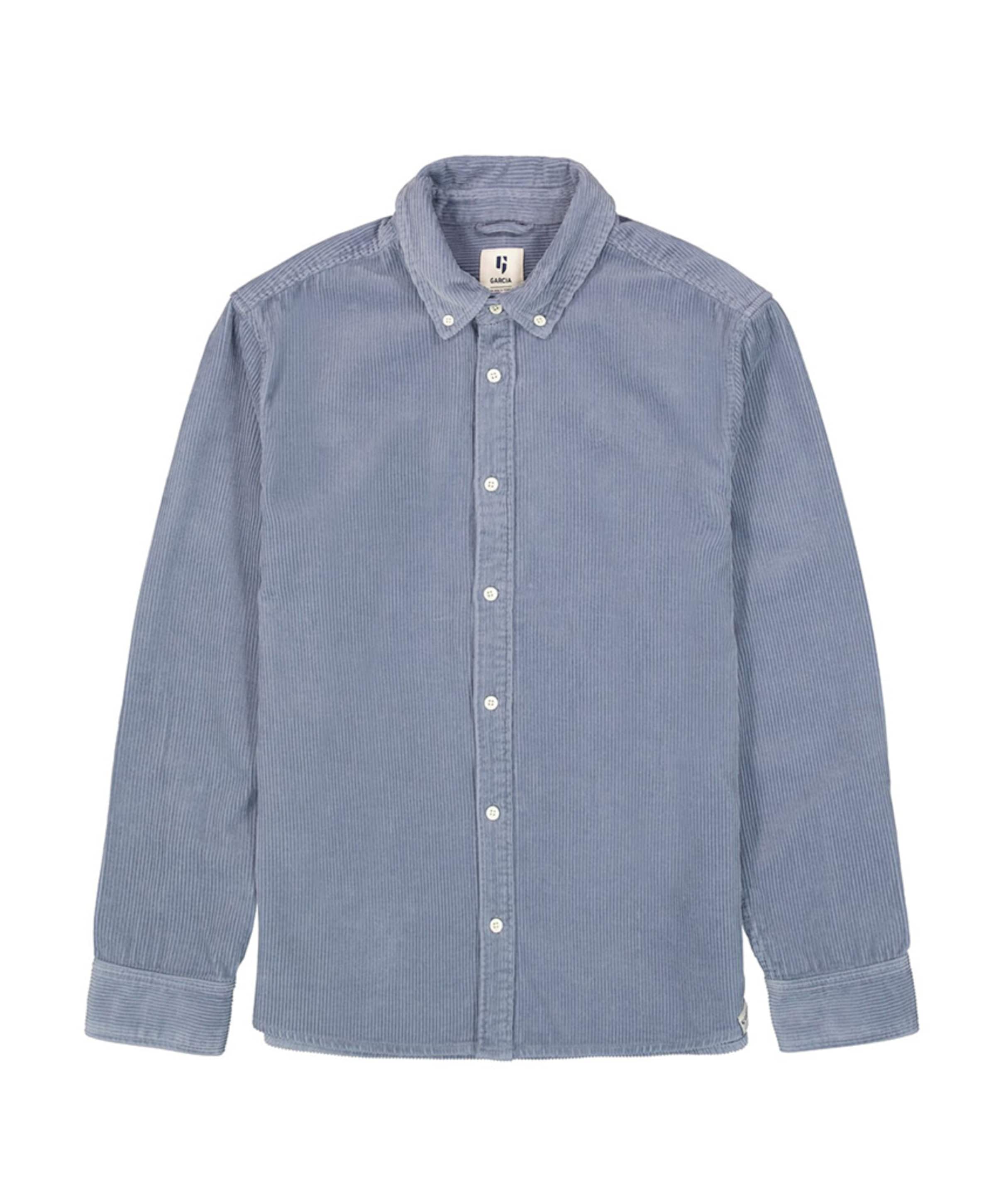Heren overshirt blauw