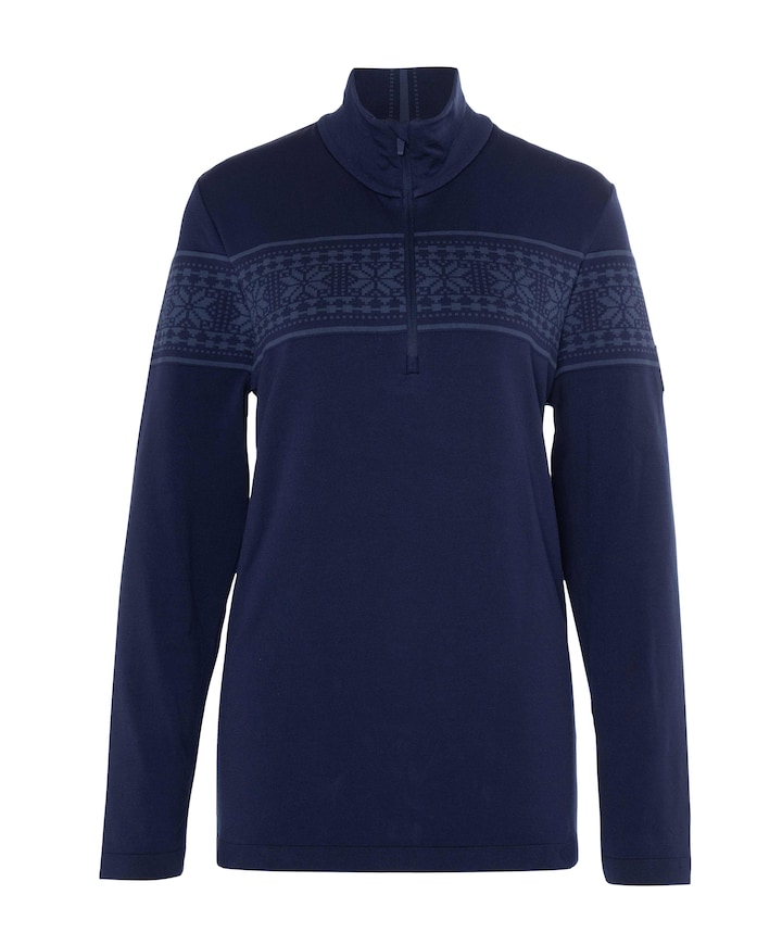 Heren pully blauw