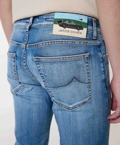 Bard Slim 5 pkt heren jeans blauw