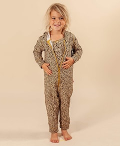 Meisjes pyjamaset bruin