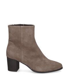 dames enkellaarzen beige