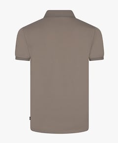 Heren polo beige
