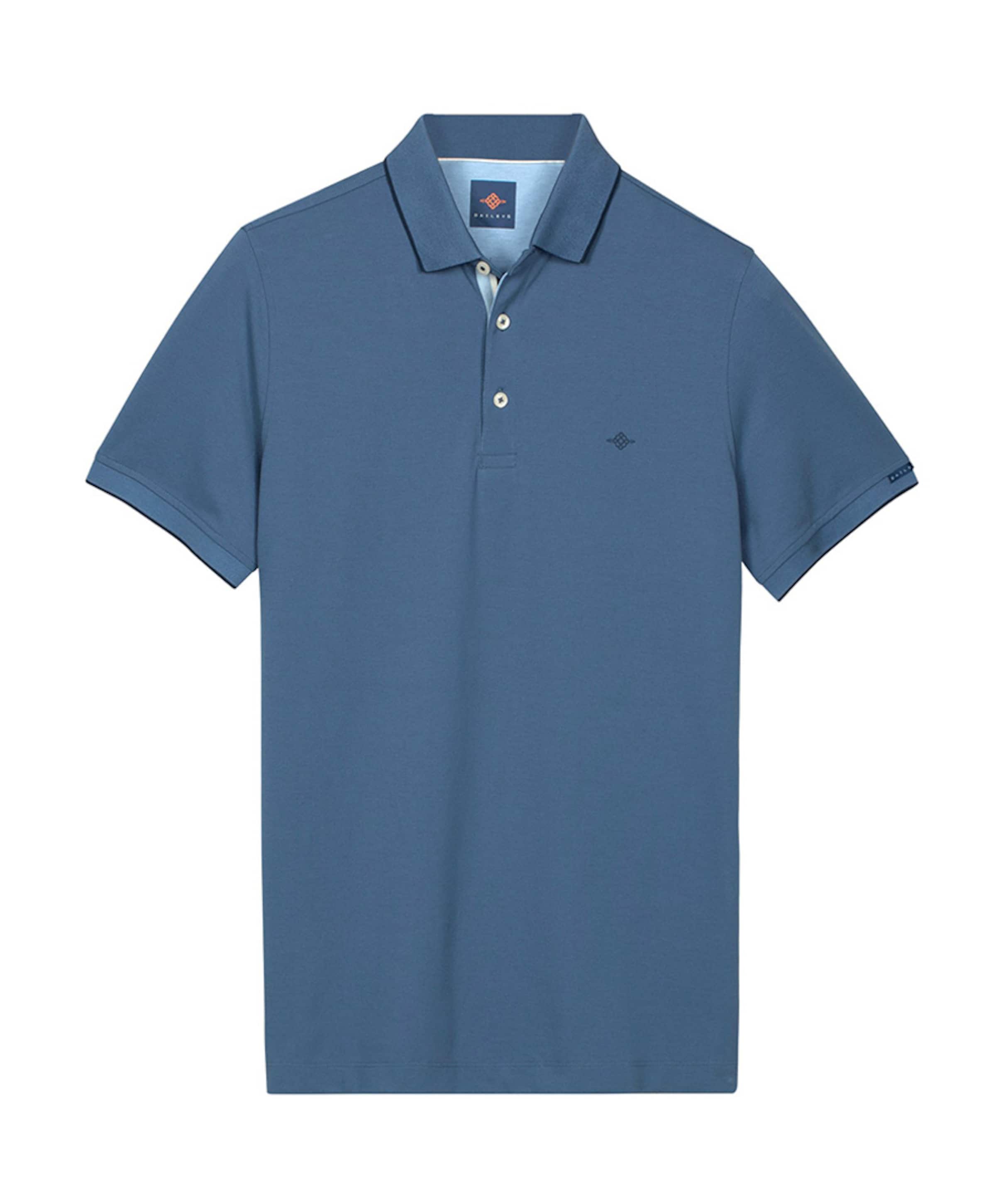 Heren polo blauw