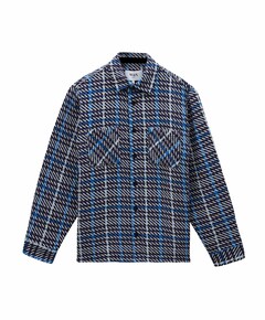Heren overshirt blauw