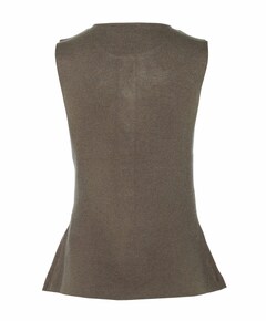 Dames gilet beige