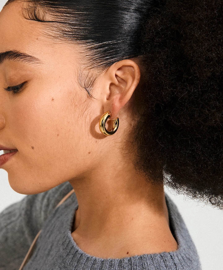 Dames oorbellen goud