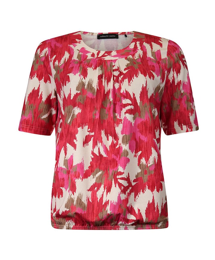 Dames t-shirt bordeaux