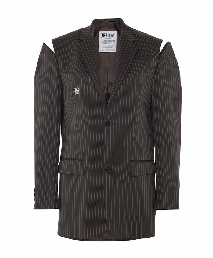 Dames blazer grijs