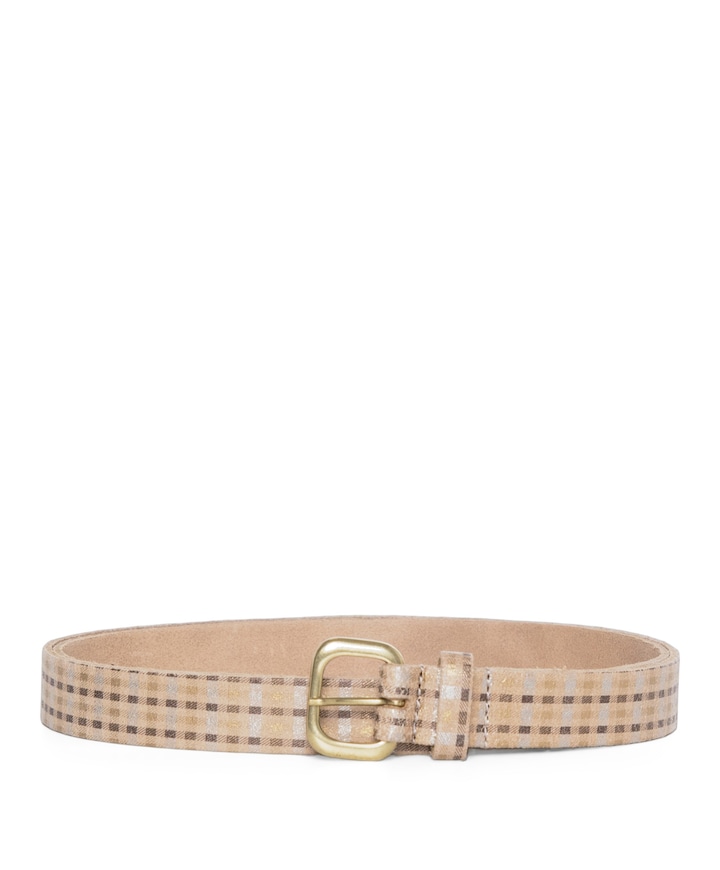 Dames riem beige