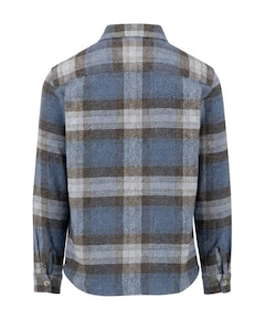 Heren overshirt blauw
