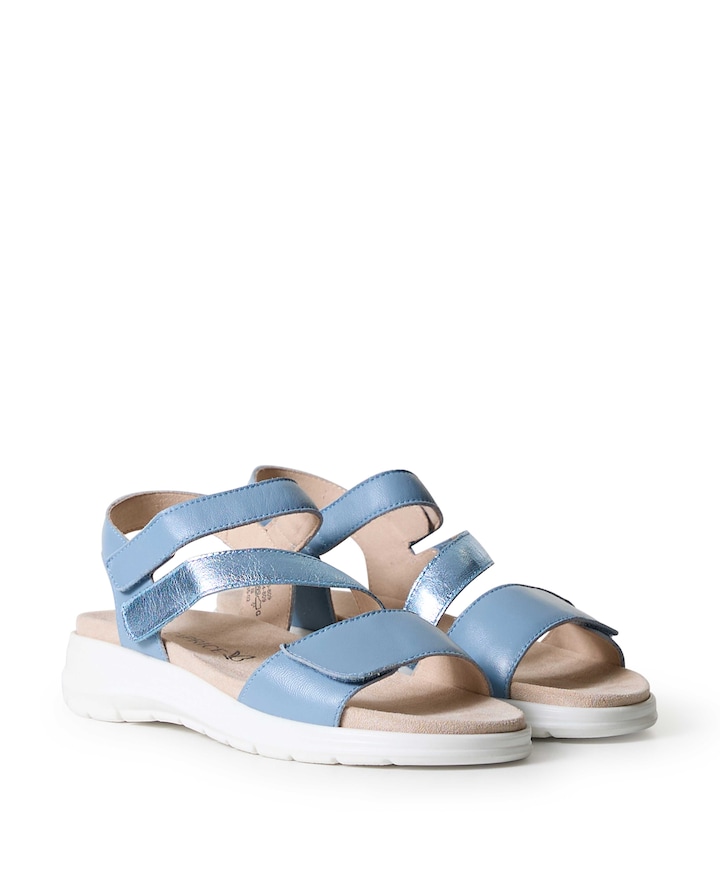 dames sandalen blauw