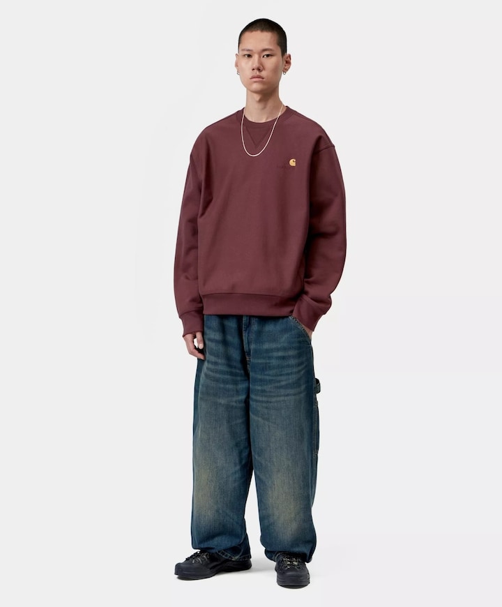 Heren sweater bordeaux