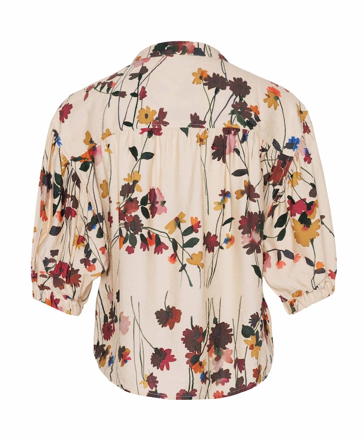 Dames blouse beige