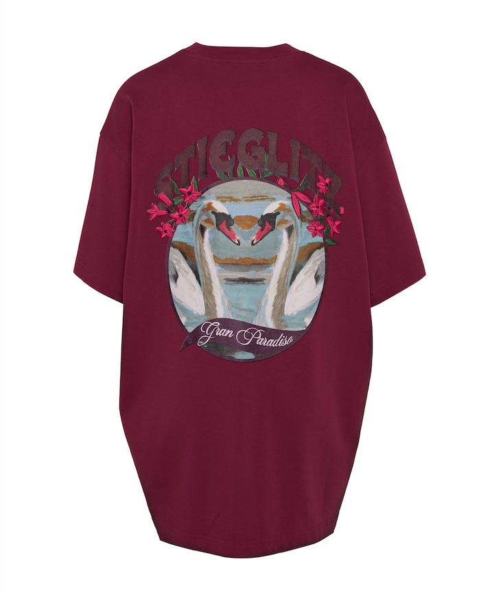 Dames T-shirt rood