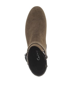 dames enkellaarzen beige