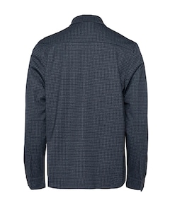 Heren overshirt blauw