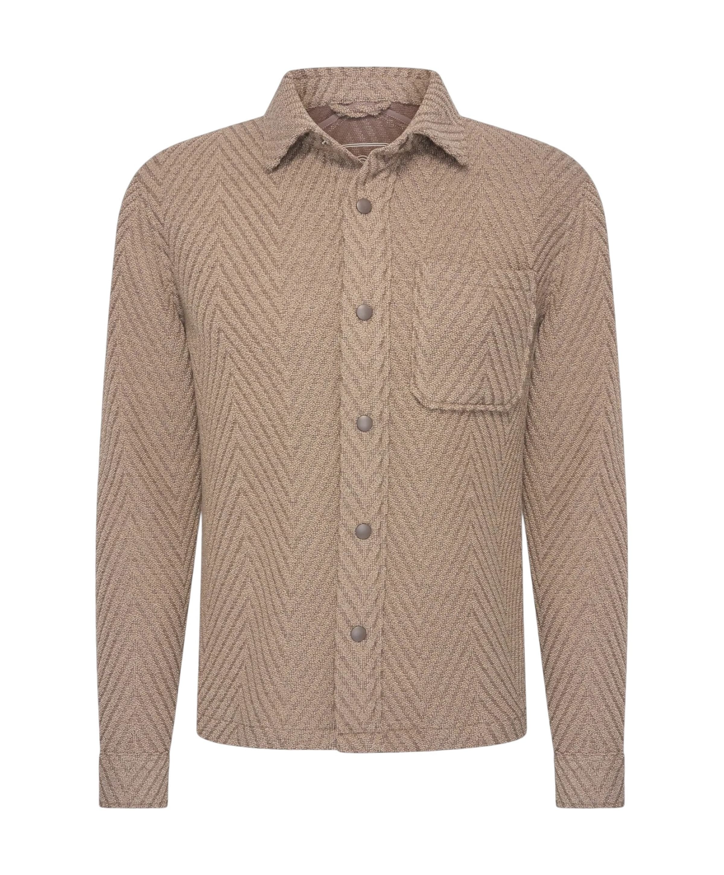 Heren overshirt beige
