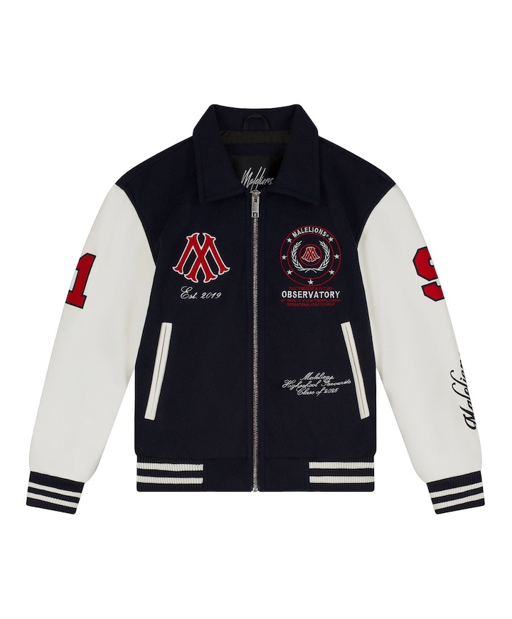 Jongens jas blauw
