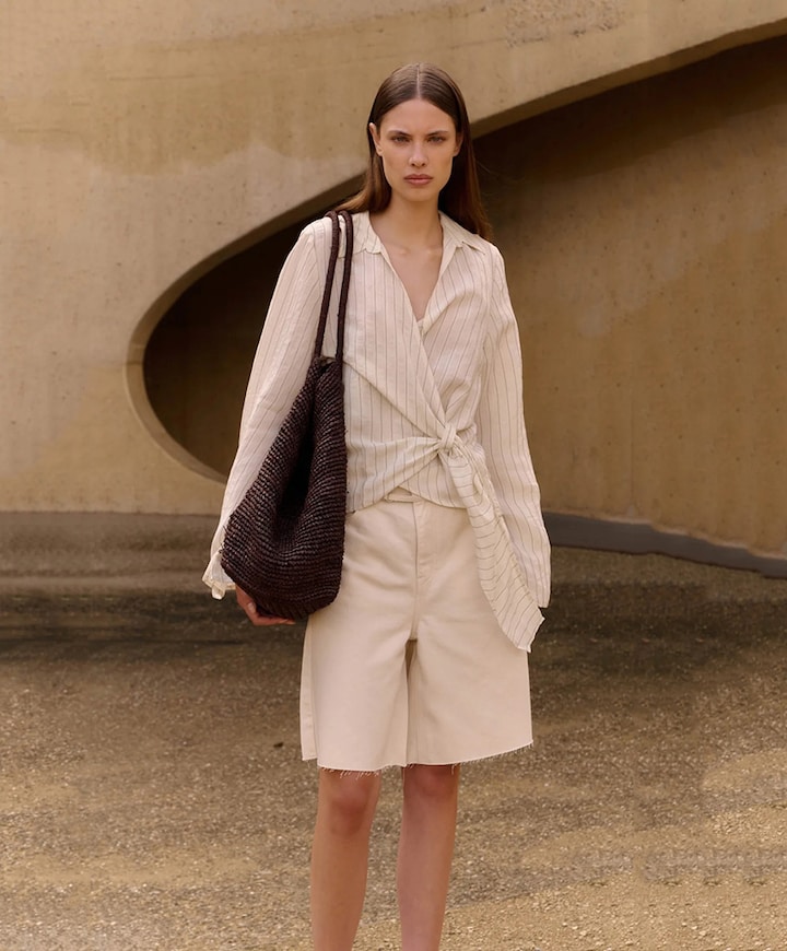 Dames blouse ecru