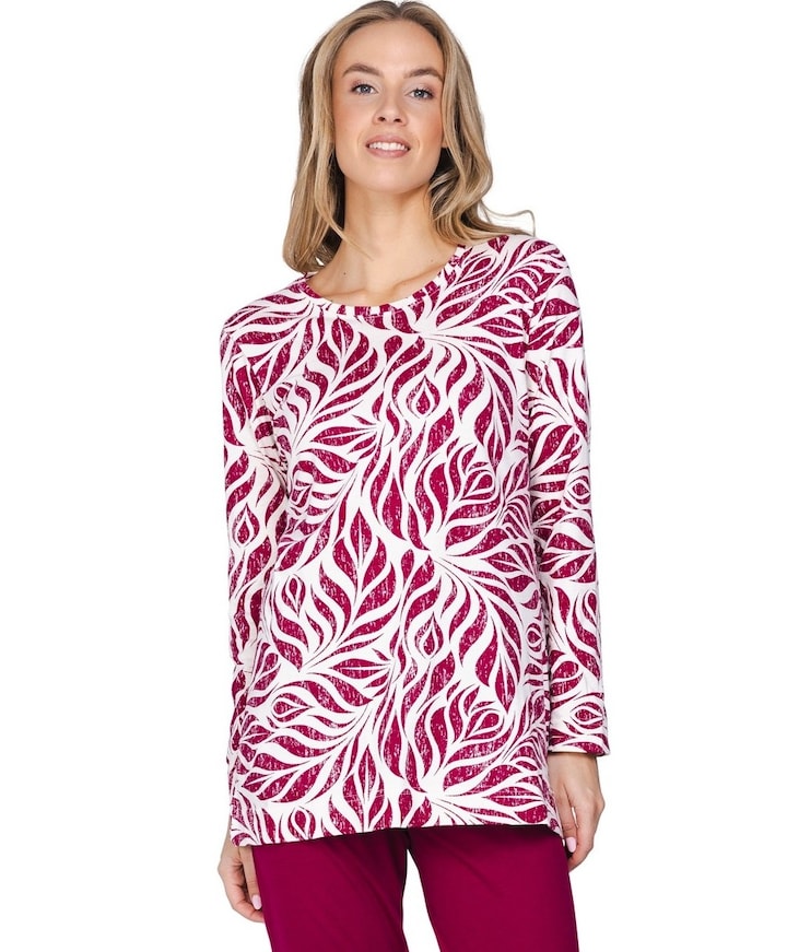 Dames pyjamaset rood