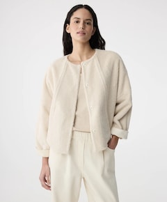 Dames jas ecru