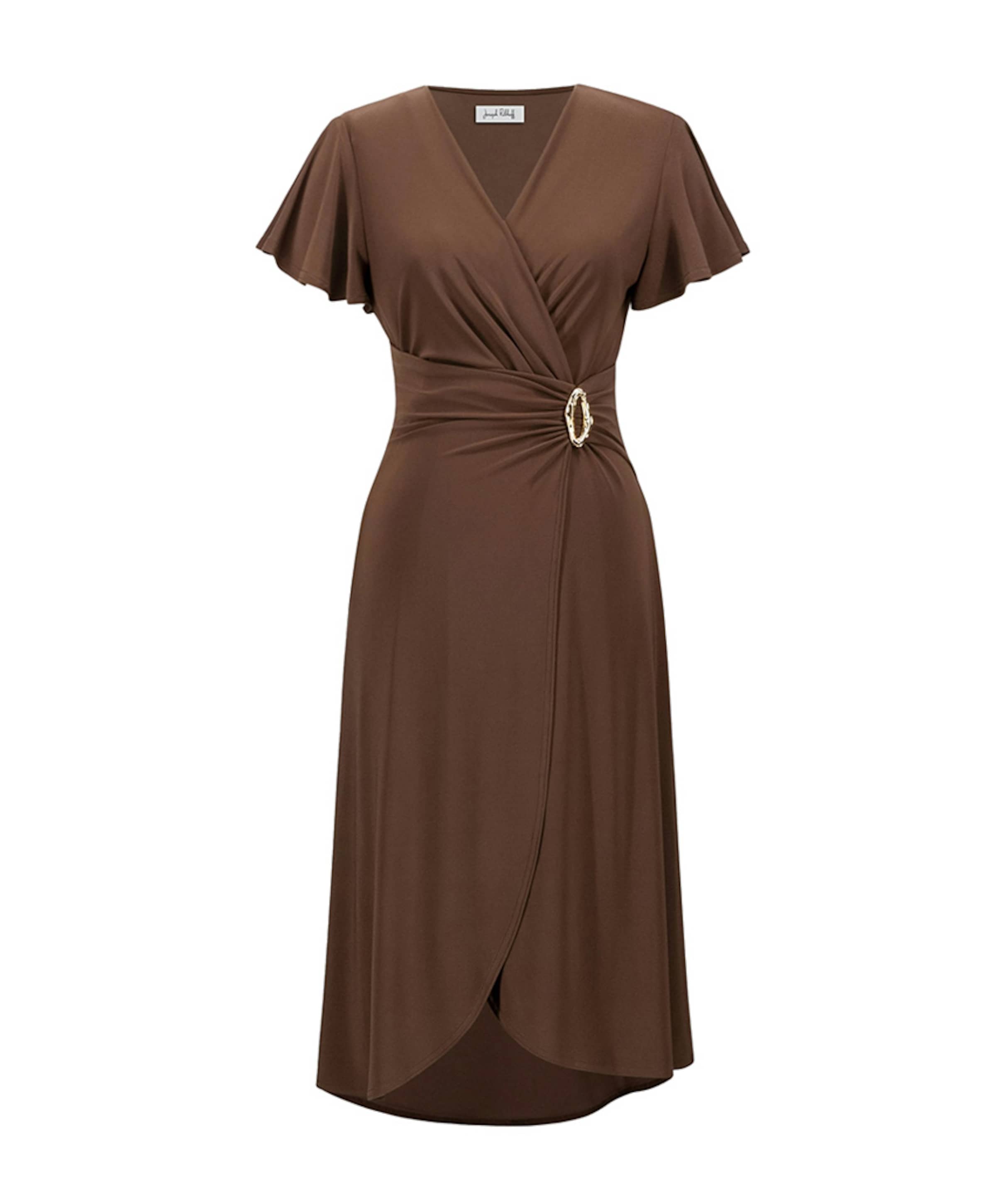 Dames jurk bruin