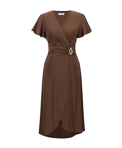 Dames jurk bruin