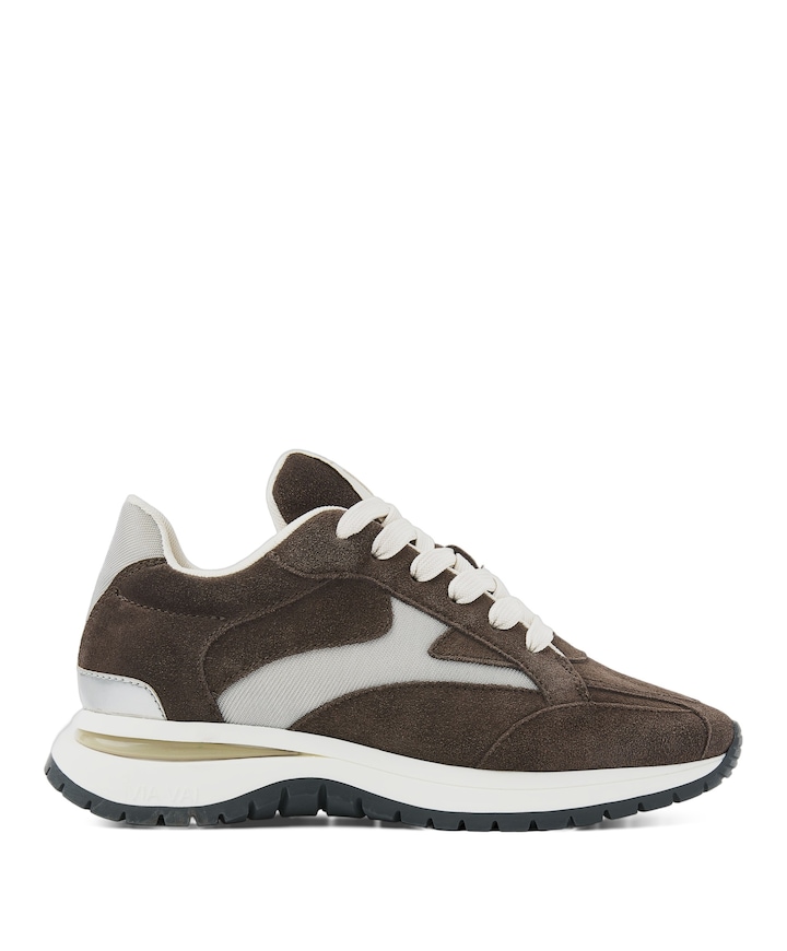 Usher Riggs dames sneakers bruin
