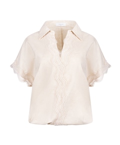 Dames top beige