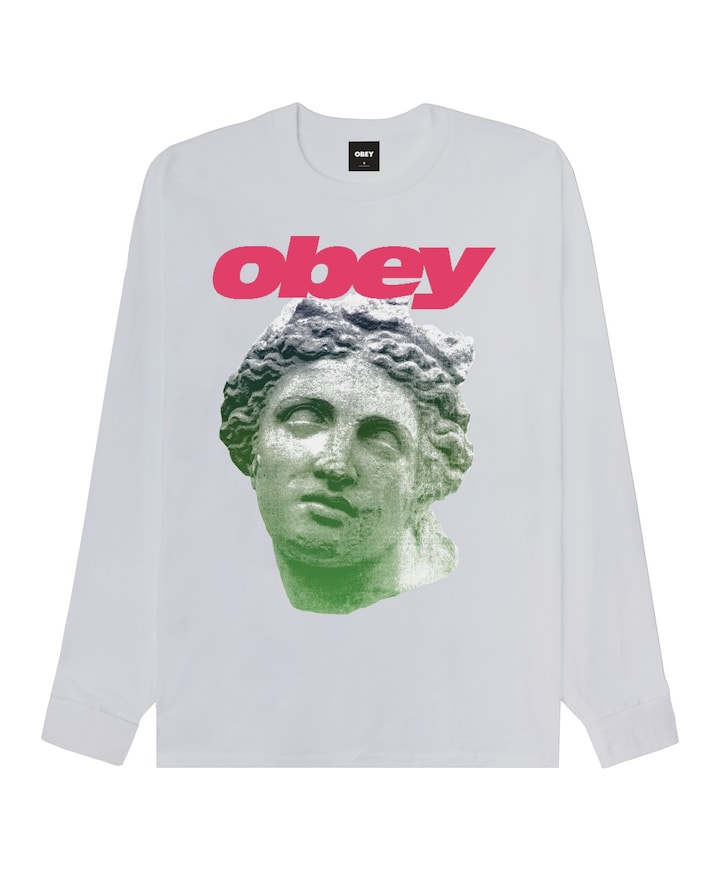 Heren longsleeve wit