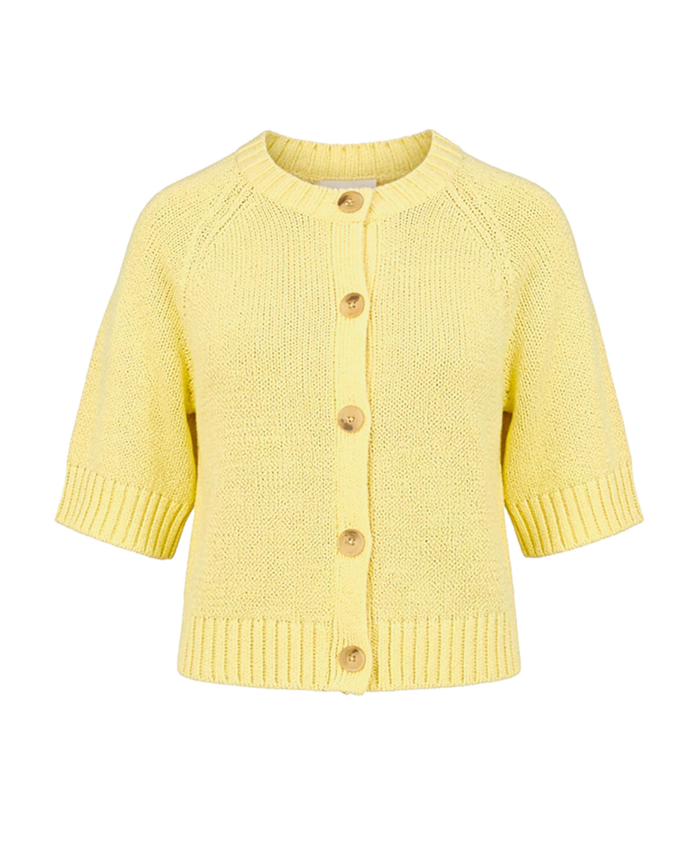 Dames vest geel