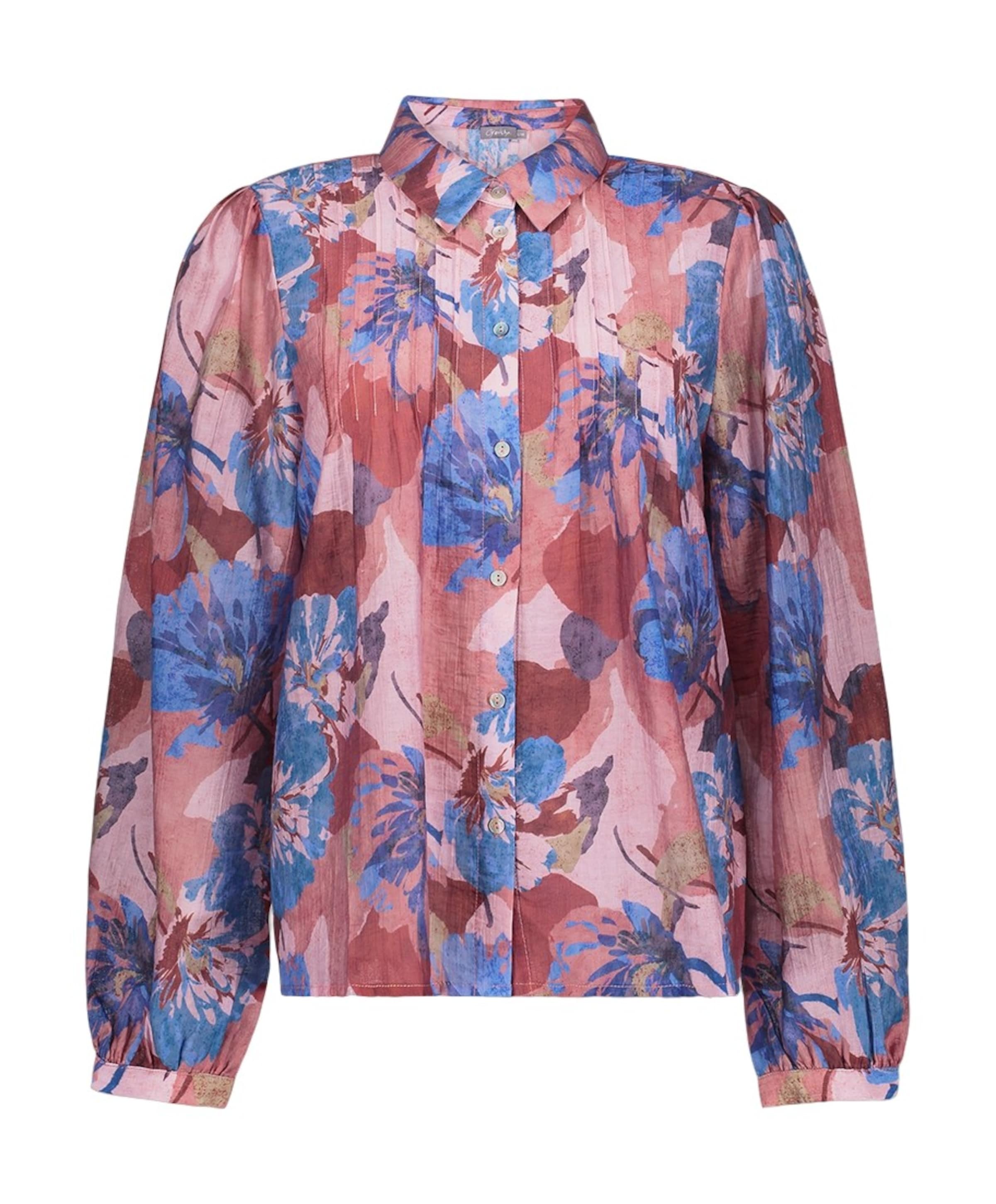 Dames blouse blauw